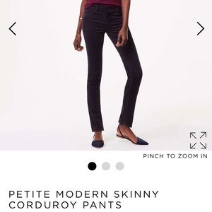 New w tags LOFT modern skinny corduroy pants